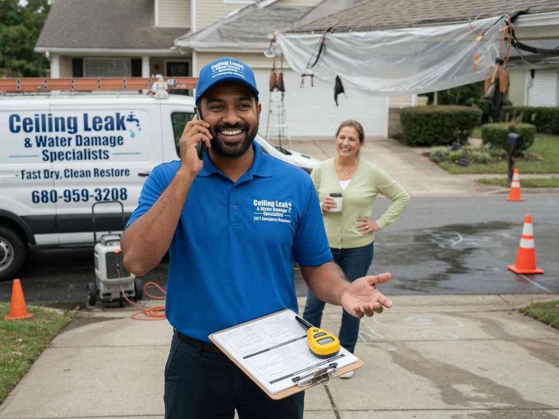 Ceiling Leak Cleanup Colmar, PA FAQs